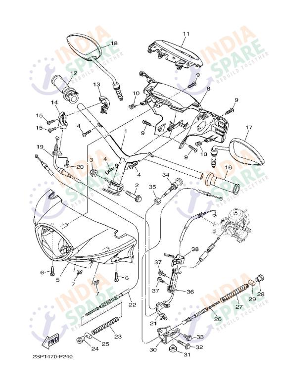 STEERING HANDLE & CABLE
